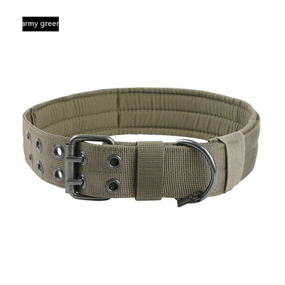 Tactical Nylon Dog Collar – Outdoor & Training | M, L, XL