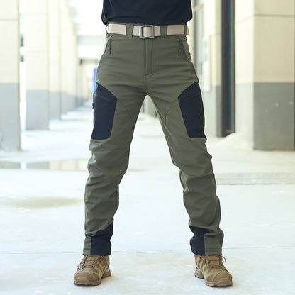 Men's Tactical Shark Skin Soft Shell Pants – Windproof Outdoor S–XXXL