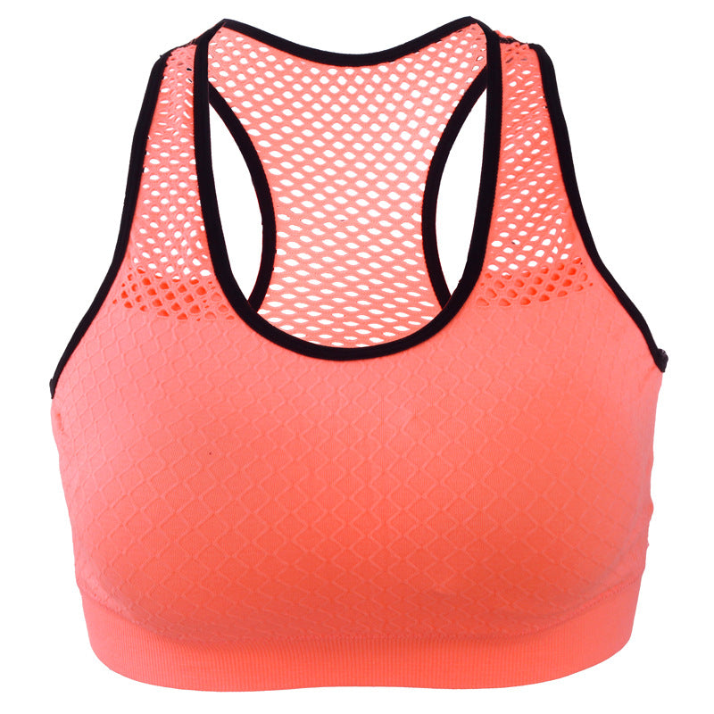 Women's Mesh Sports Bra – Quick-Dry Yoga & Running Vest