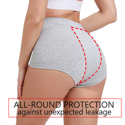 Women's 4-Layer Leak-Proof Period Boxer Shorts – Cotton Menstrual Underwear | XS–2XL