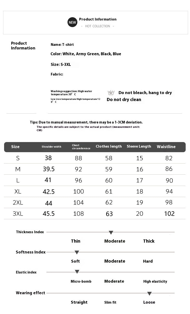 Women's Loose V-Neck Slub Cotton T-Shirt – Casual Summer Tee in 4 Colors (S-3XL)