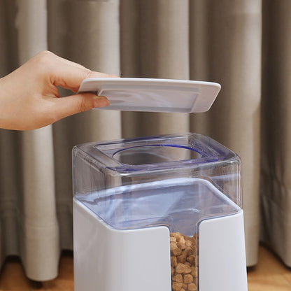 Automatic Pet Feeder & Water Dispenser – 3.5L Double Bowl, Food-Safe PP