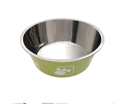 Stainless Steel Pet Food Bowl – PP + Steel, Multiple Sizes & Styles