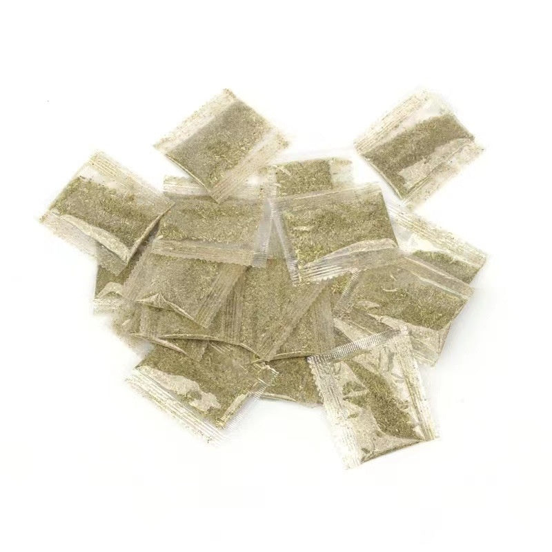 Catnip Cat Grass Snacks – Mint Powder for Hairball Removal & Oral Cleaning