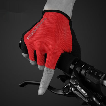 Half-Finger Cycling Gloves – Non-Slip Breathable Nylon Bike Gloves for Men & Women (M-XXL)