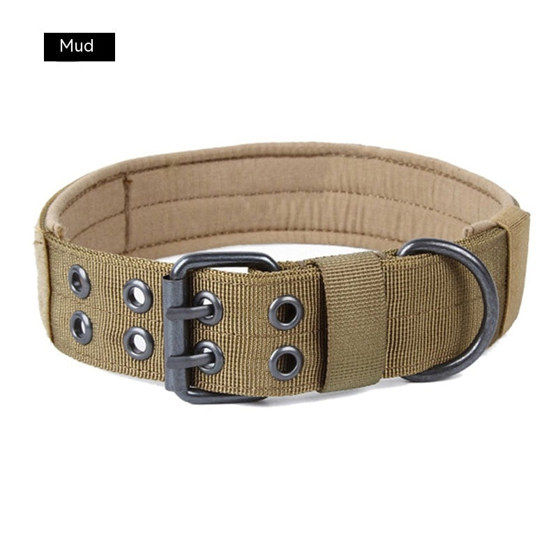 Tactical Nylon Dog Collar – Outdoor & Training | M, L, XL