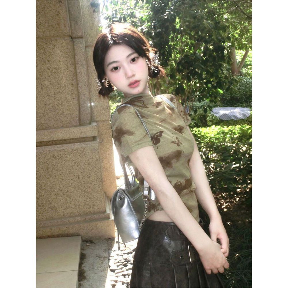 Women's Vintage Tie-Dye Short Sleeve Top – Urban Casual