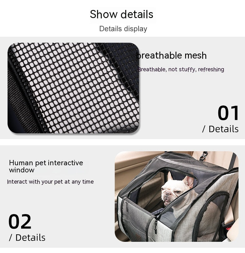 Portable Foldable Dog Cage Nest – Car & Travel Ready
