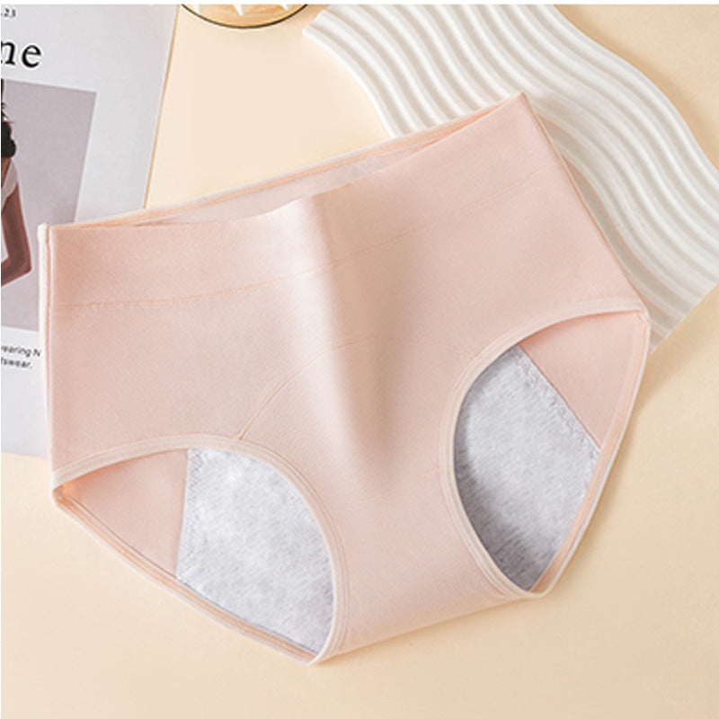 Women's Mid-Rise Cotton Period Panties – Leak-Proof Comfort