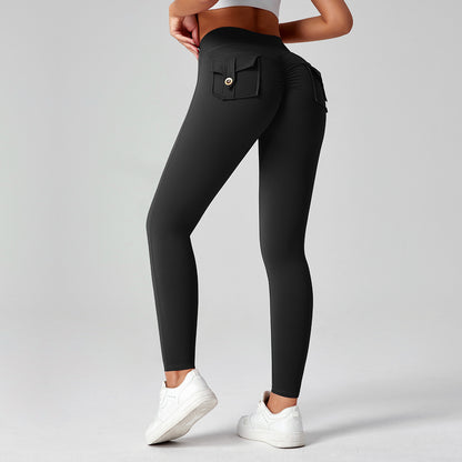 Women's High-Waist Butt-Lifting Yoga Workout Tights