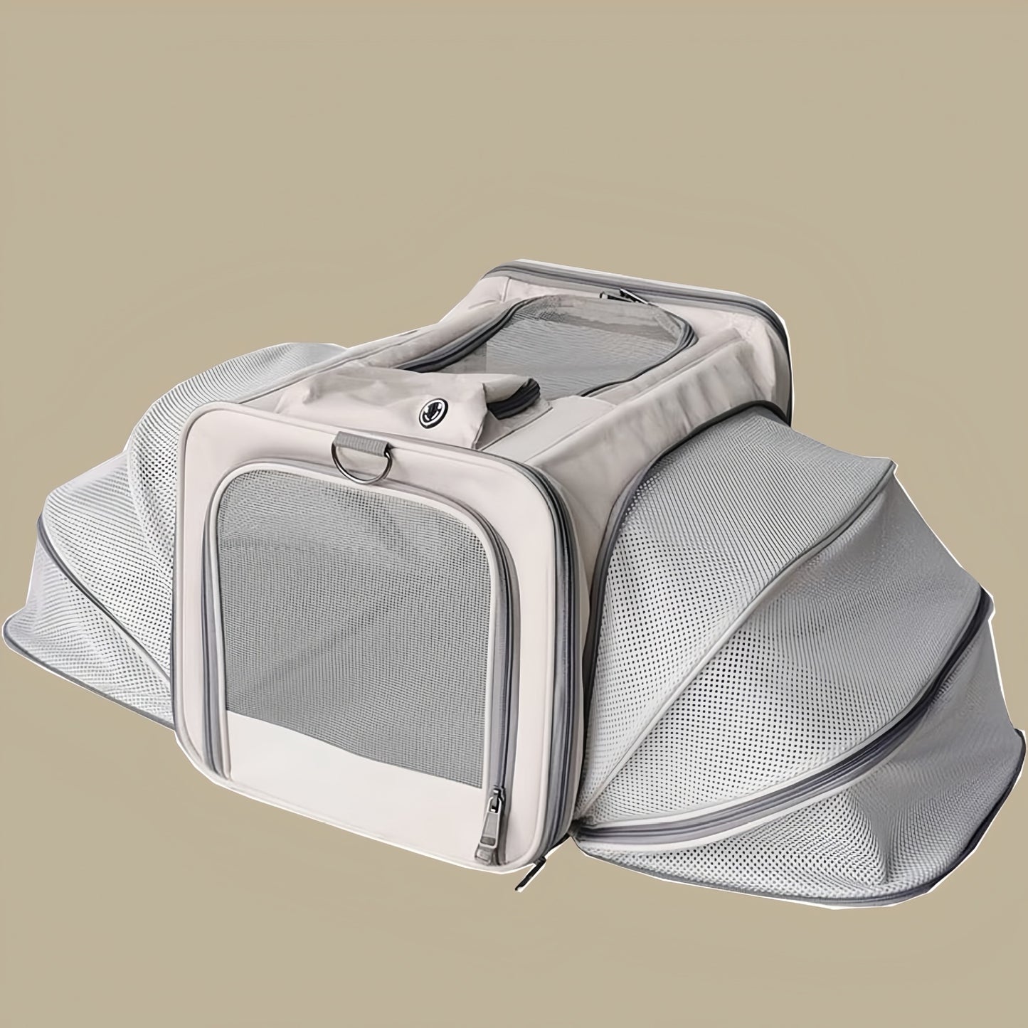 Extendable Breathable Pet Carrier Bag – Large Capacity Oxford Cloth