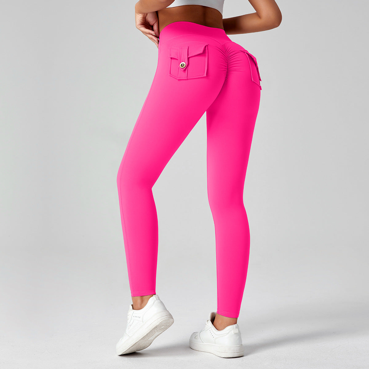 Women's High-Waist Butt-Lifting Yoga Workout Tights