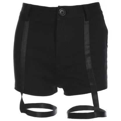 Women's Fitted Dance & Casual Shorts – Stretch Polyester-Spandex Blend with Lining