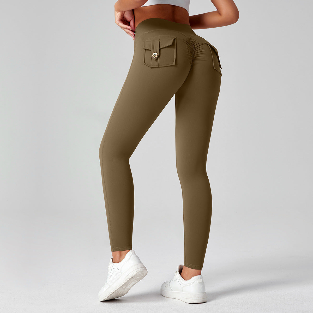 Women's High-Waist Butt-Lifting Yoga Workout Tights