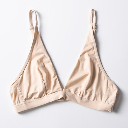 Women's Low-Cut Open-Back Wireless Bra | No Pad