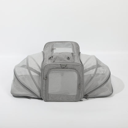 Extendable Breathable Pet Carrier Bag – Large Capacity Oxford Cloth
