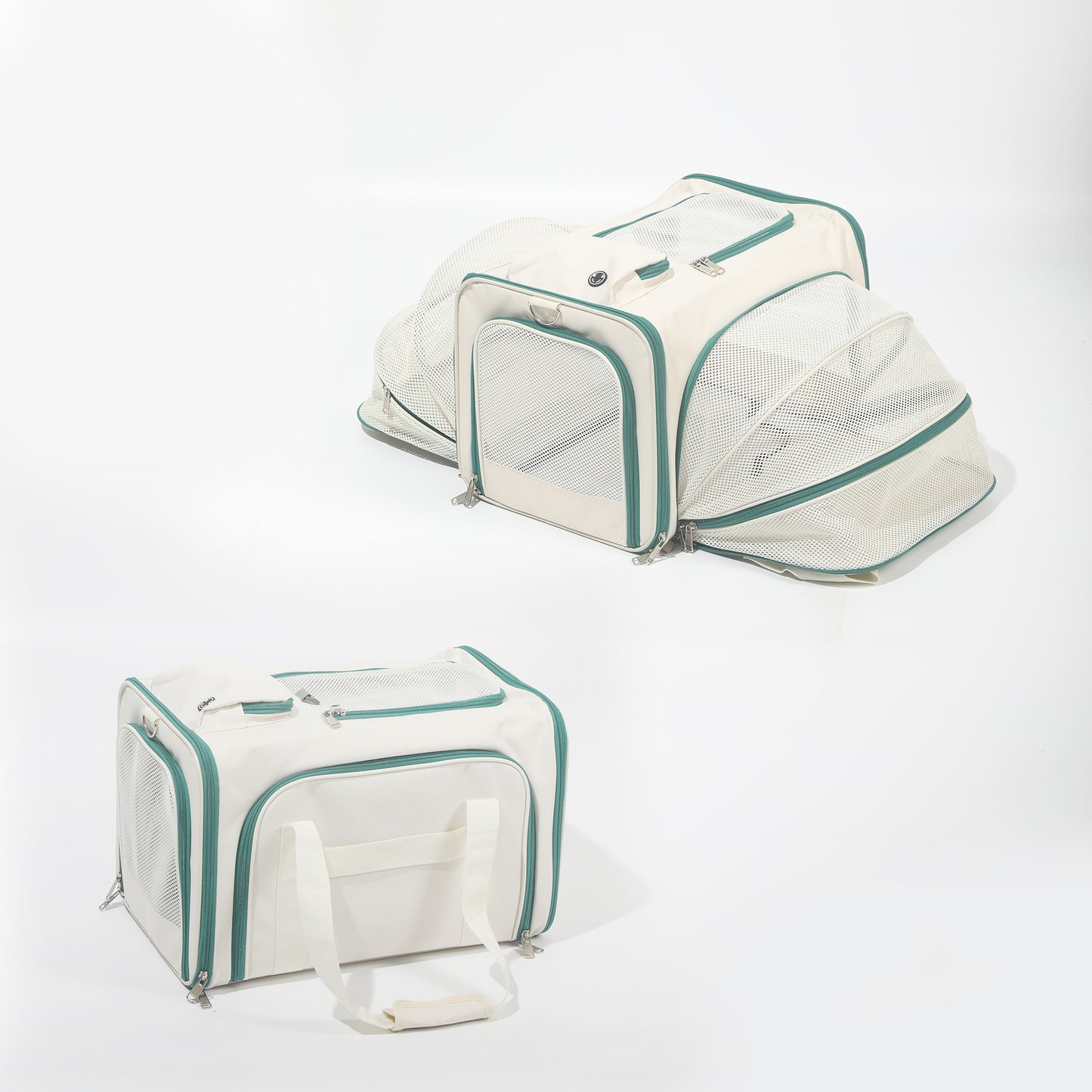 Extendable Breathable Pet Carrier Bag – Large Capacity Oxford Cloth