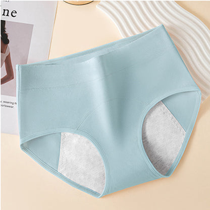 Women's Mid-Rise Cotton Period Panties – Leak-Proof Comfort