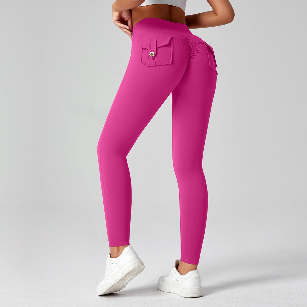 Women's High-Waist Butt-Lifting Yoga Workout Tights