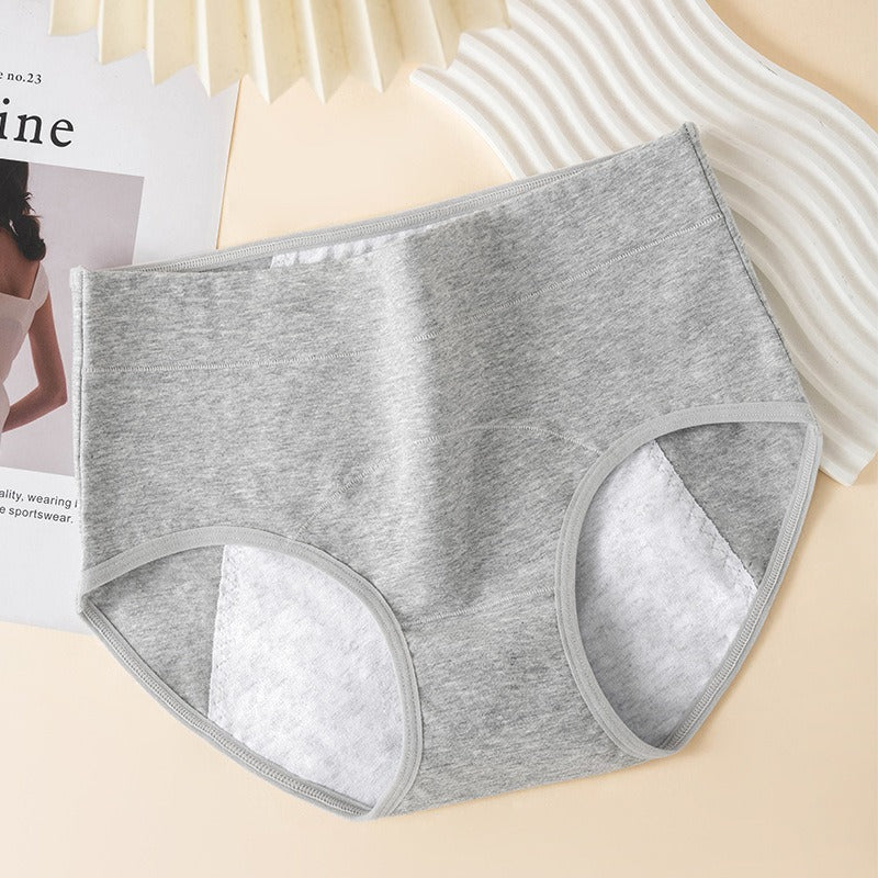 Women's Mid-Rise Cotton Period Panties – Leak-Proof Comfort