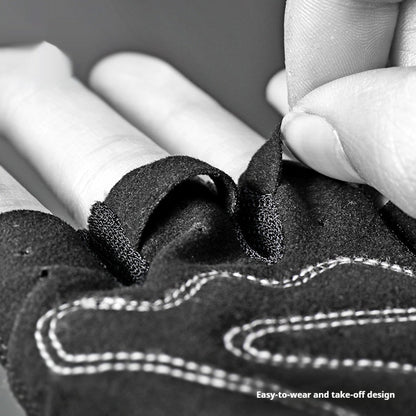 Half-Finger Cycling Gloves – Non-Slip Breathable Nylon Bike Gloves for Men & Women (M-XXL)