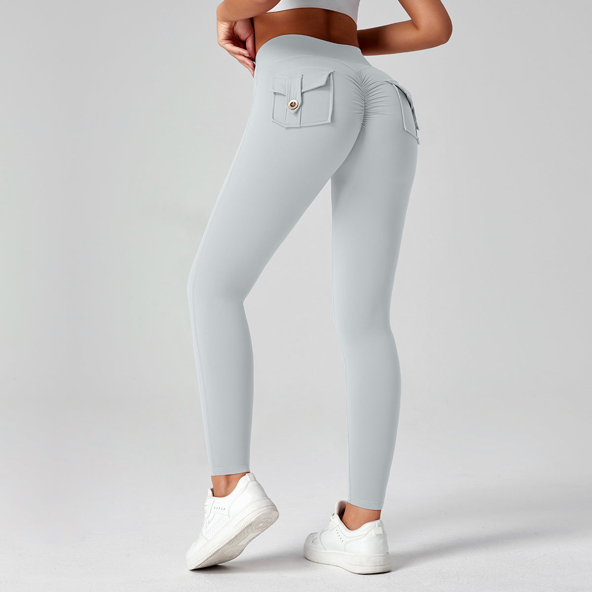 Women's High-Waist Butt-Lifting Yoga Workout Tights
