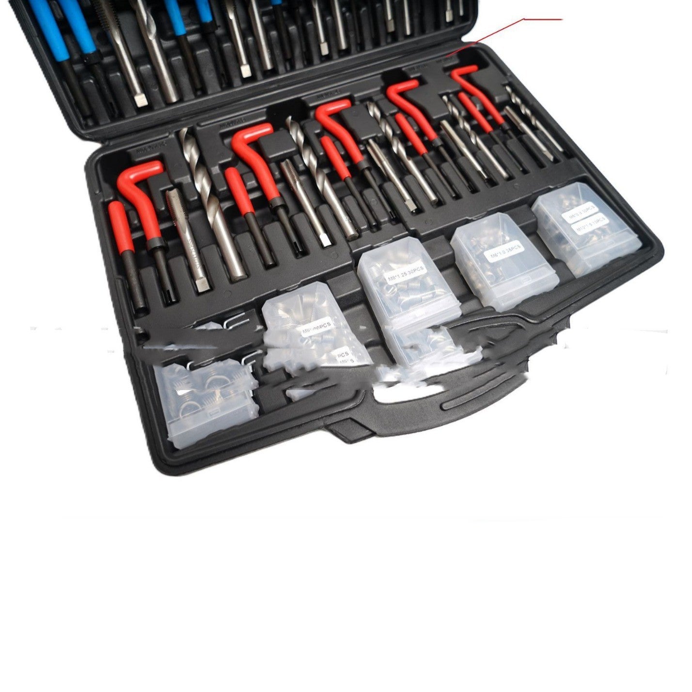 316-Piece Thread Repair & Assembly Kit – Carbon Steel Metric Thread Restorer Set