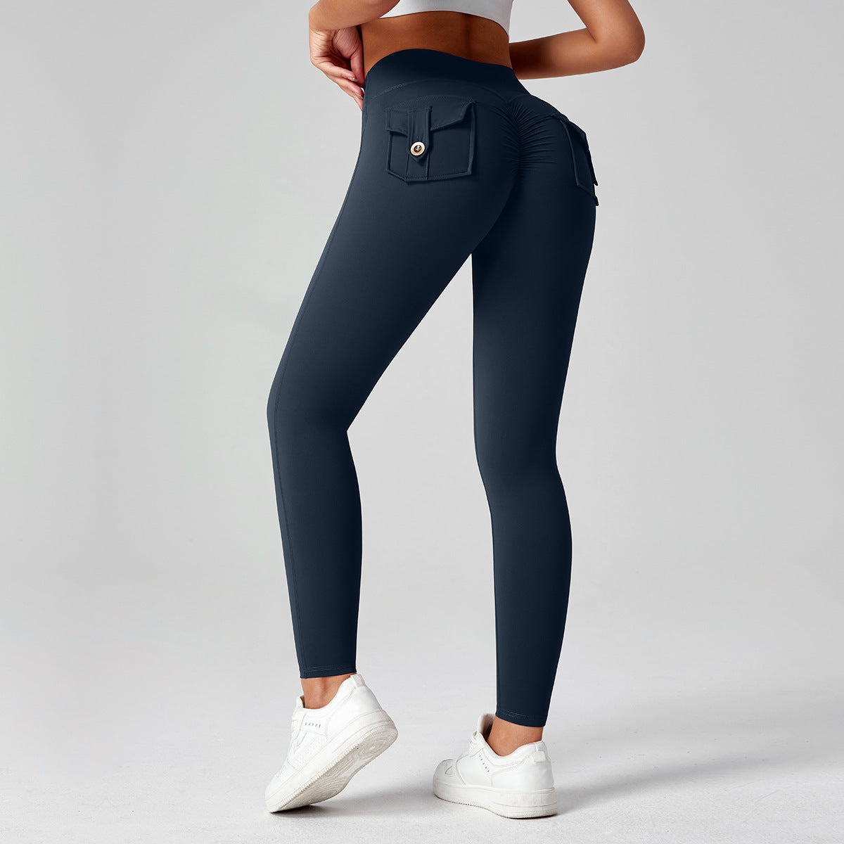Women's High-Waist Butt-Lifting Yoga Workout Tights