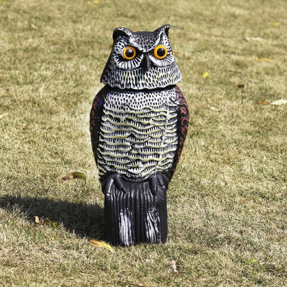 Owl & Crow Hunting Decoy – PE Bird Repeller Decoy for Hunting & Pest Control (2 Styles)