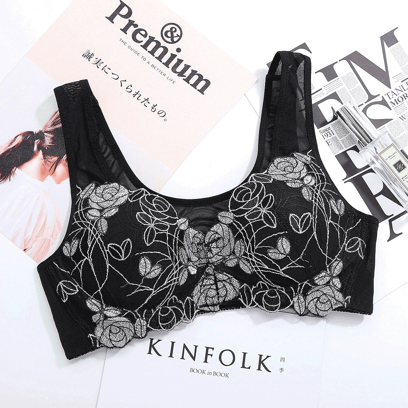 Women's Wire-Free Cotton Bra Vest – No-Trace Comfort
