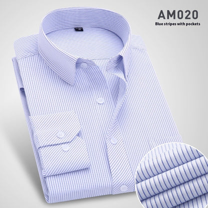 Men's Wrinkle-Free Long Sleeve Dress Shirt