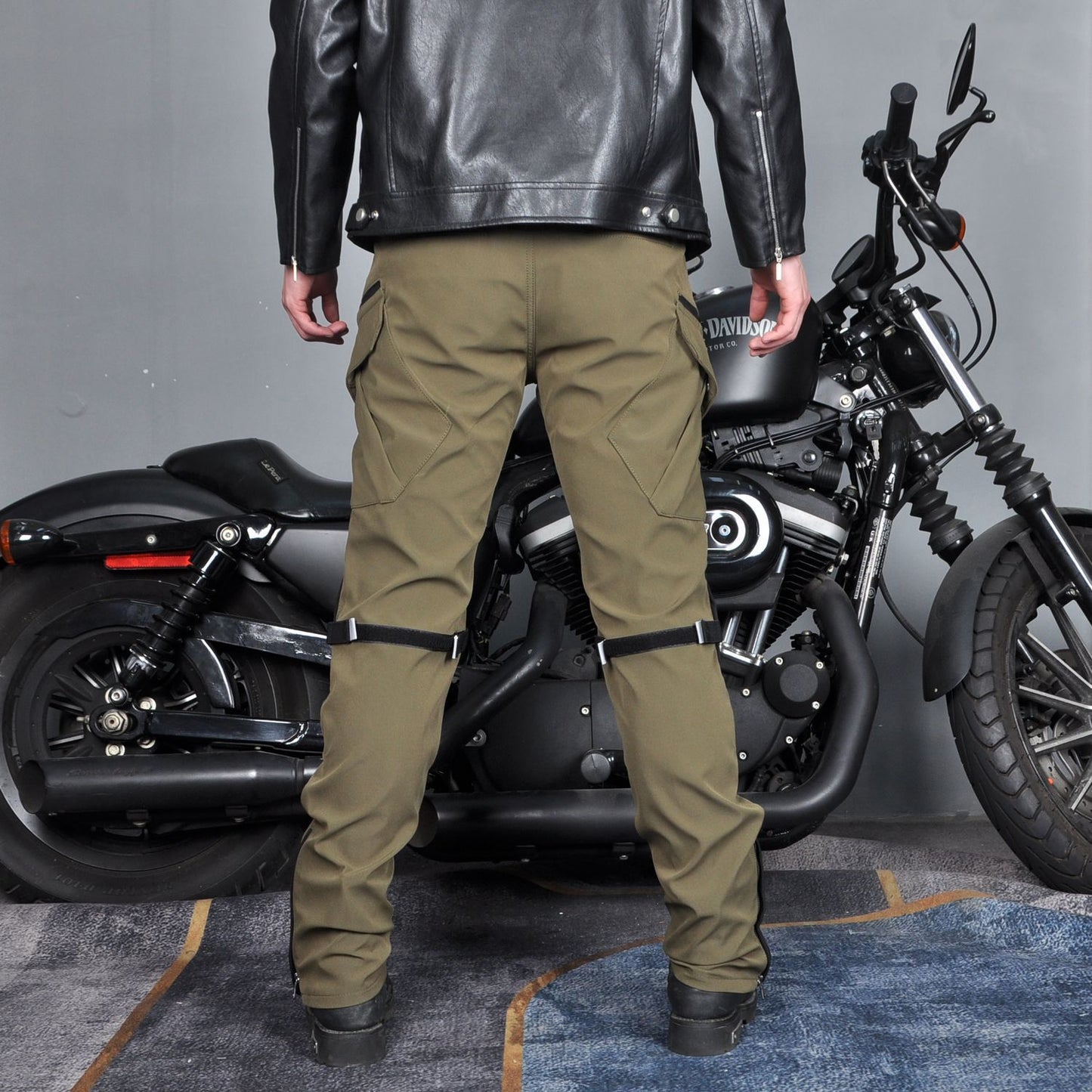 Men's Motorcycle Cycling Pants – Waterproof Windproof with Protective Gear