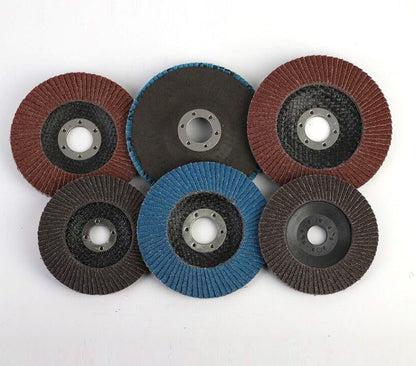 Zirconium Corundum Flap Disc Set – 20-Pack Grinding & Polishing Wheels (40, 60, 80 & 120 Grit)
