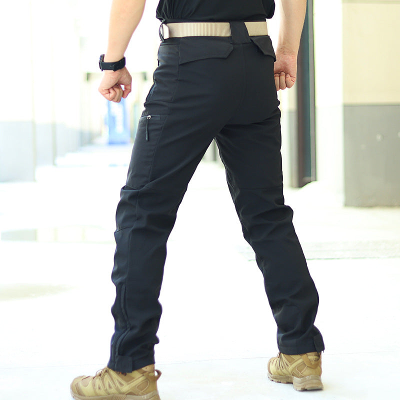 Men's Tactical Shark Skin Soft Shell Pants – Windproof Outdoor S–XXXL
