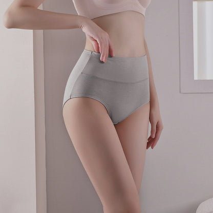Women's High-Waist Pure Cotton Seamless Briefs