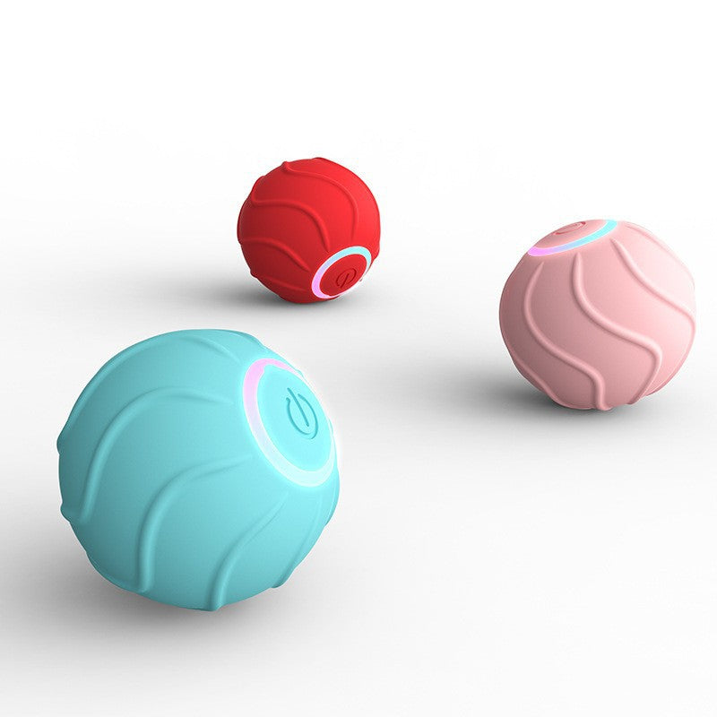 Automatic Rolling Ball Cat Toy – USB Self-Moving Interactive Teaser for Kittens