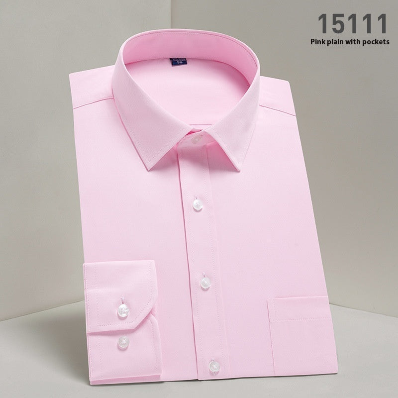 Men's Wrinkle-Free Long Sleeve Dress Shirt