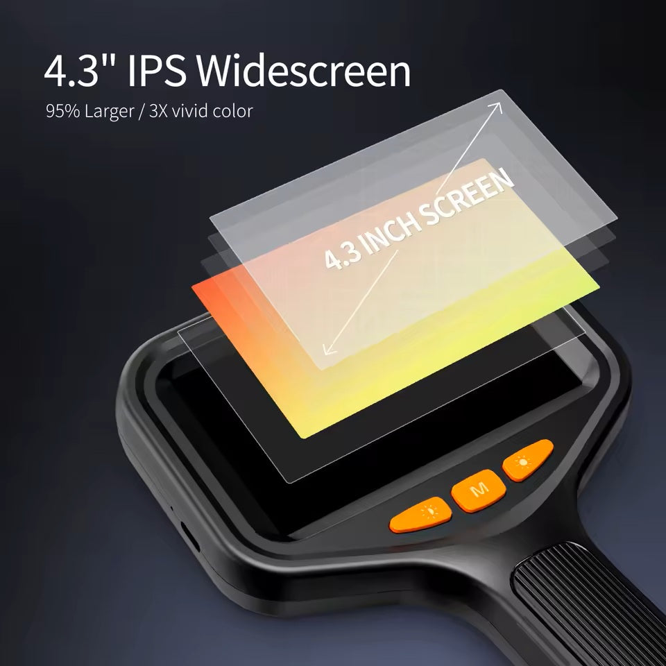 Borescope Inspection Camera with Light – 2M, 5M & 10M Snake Camera for Automotive & Pipe Inspection