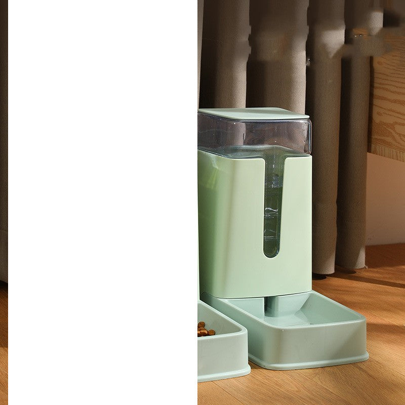Automatic Pet Feeder & Water Dispenser – 3.5L Double Bowl, Food-Safe PP