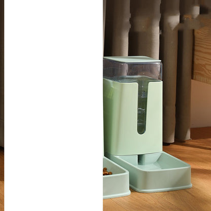 Automatic Pet Feeder & Water Dispenser – 3.5L Double Bowl, Food-Safe PP