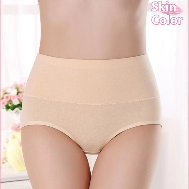 Women's High-Waist Pure Cotton Seamless Briefs