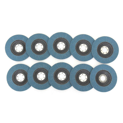 Zirconium Corundum Flap Disc 10-Pack – Heavy X-Class Cloth Base, 40 60 80 120 Grit