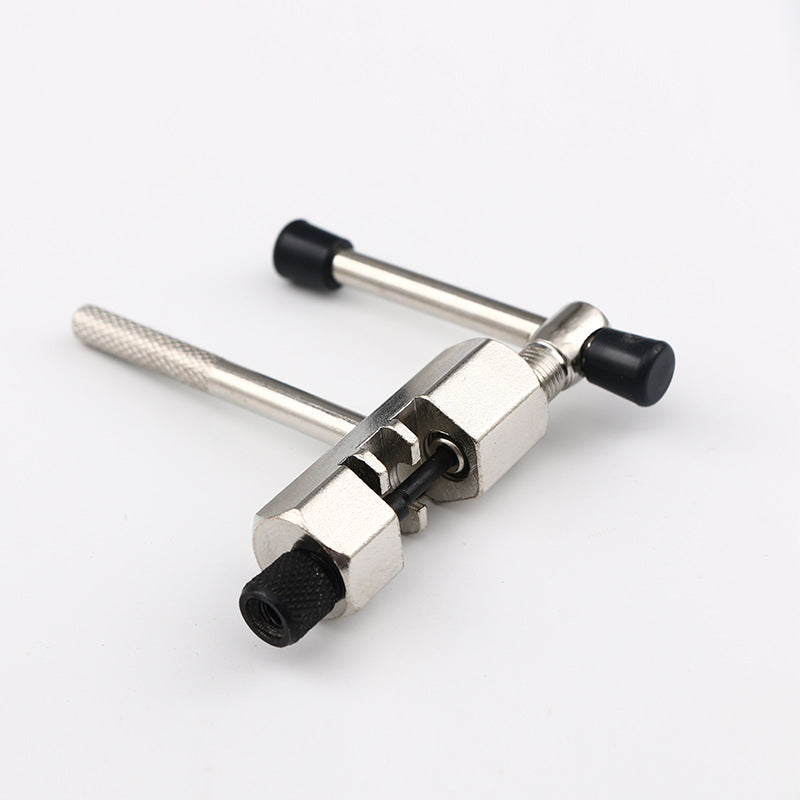 Bicycle Chain Breaker & Repair Tool – Universal 7-10 Speed Chain Remover (Silver)