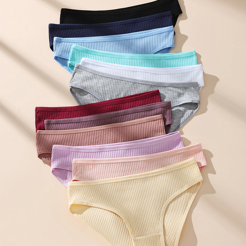 Women's Cotton Low-Rise Sports Briefs – Breathable & Antibacterial