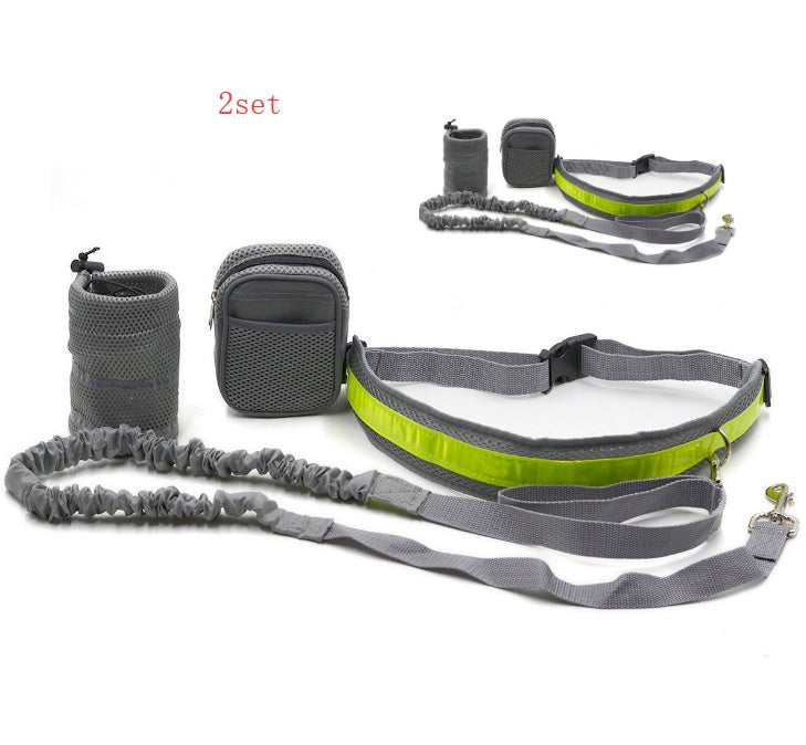 Hands-Free Dog Running Leash Set