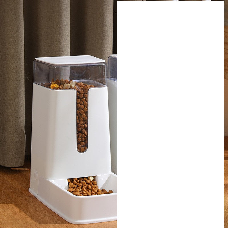 Automatic Pet Feeder & Water Dispenser – 3.5L Double Bowl, Food-Safe PP