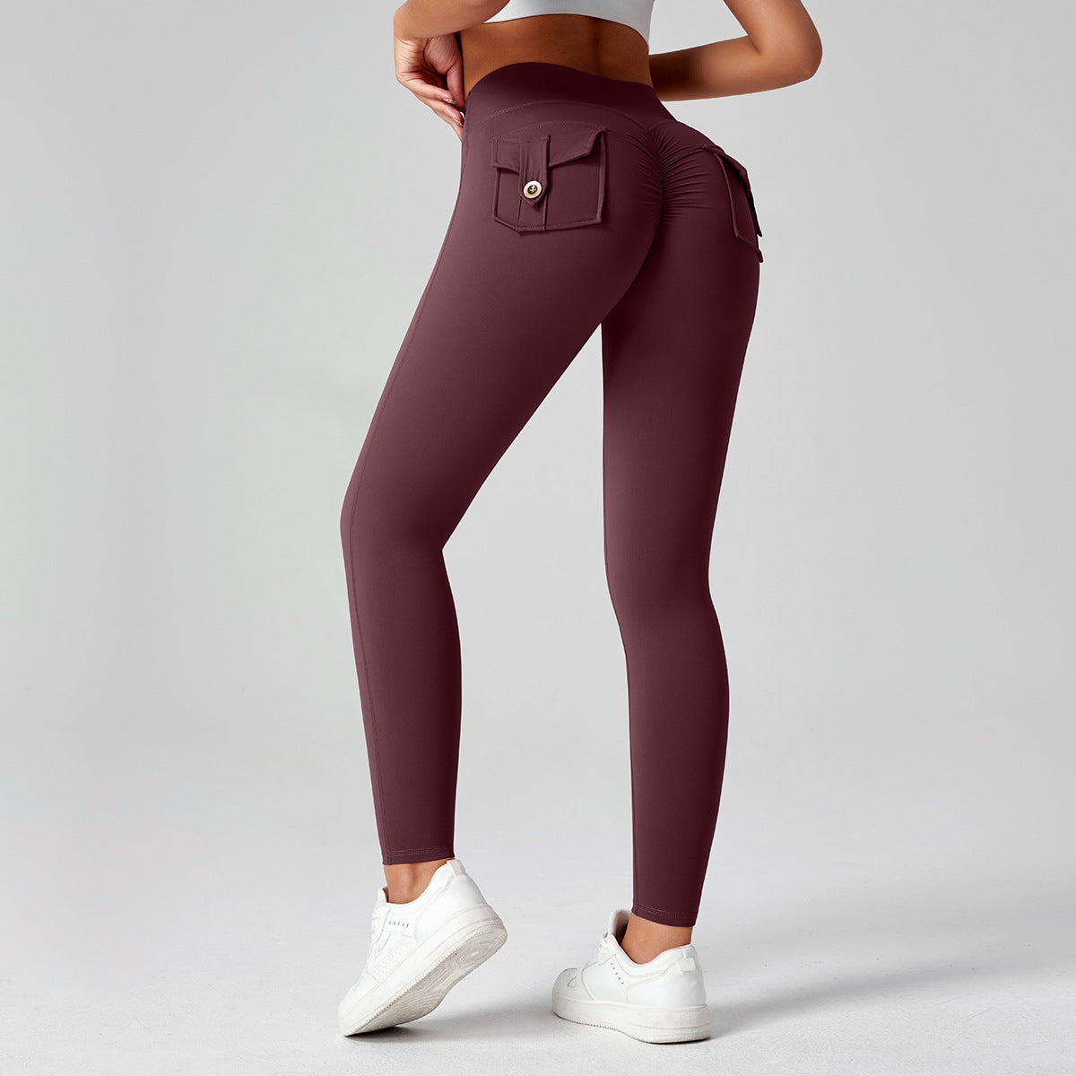 Women's High-Waist Butt-Lifting Yoga Workout Tights