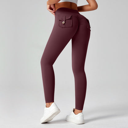 Women's High-Waist Butt-Lifting Yoga Workout Tights