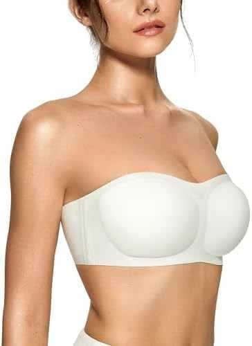 Women's Strapless Multiway Bra – Memory Foam Push-Up, Wireless S-XL