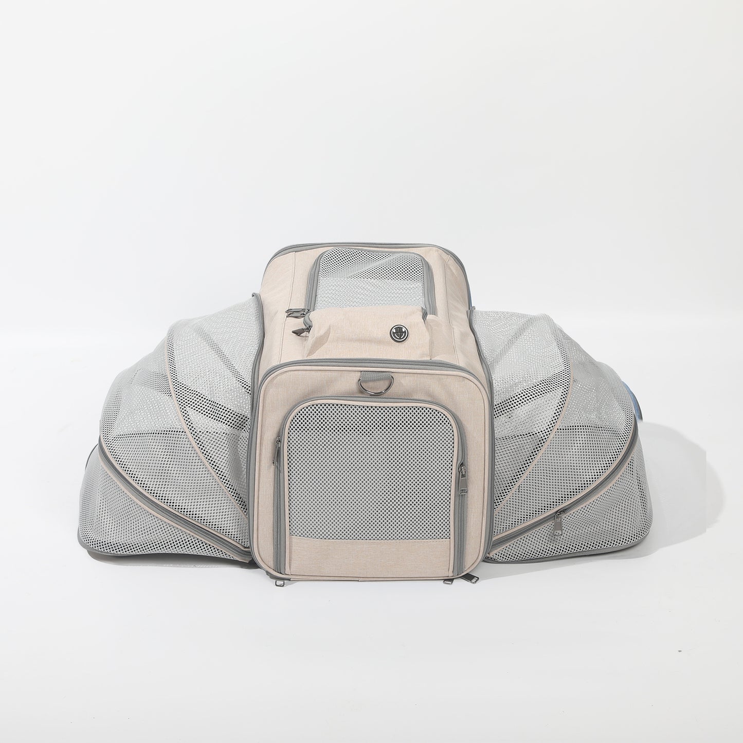 Extendable Breathable Pet Carrier Bag – Large Capacity Oxford Cloth